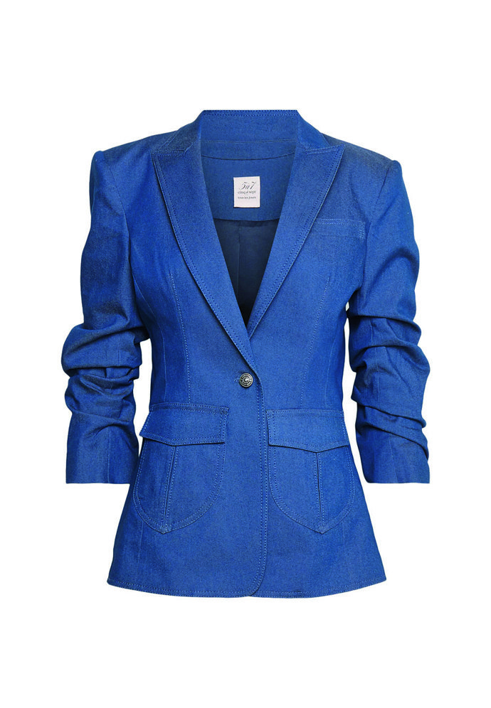 Džínové sako, Cinq à Sept, 11 060 Kč, Zalando
