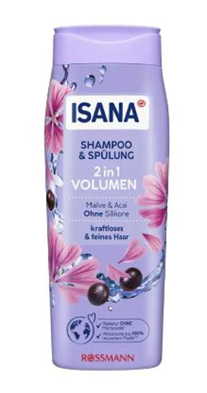 Šampon a kondicionér 2v1 pro objem (Isana, Rossman)

Na tento šampon nedáme dopustit. Pokud máte jemné vlasy bez objemu, rozhodně ho vyzkoušejte. Šampon s kondicionérem 2v1 pro objem vlasů s jemným pečujícím komplexem a pšeničným proteinem spojuje mycí účinek šamponu a jedinečnou péči kondicionéru. Složení s vitaminem B3 a panthenolem dodává slabým a jemným vlasům objem a plnost bez zatížení.

Cena: 29,90 Kč (300 ml)
