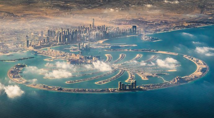 uměle vytvořené ostrovy v Dubaji uměle vytvořené ostrovy v Dubaji