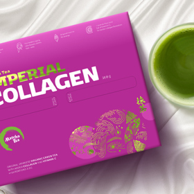 MATCHA TEA Imperial collagen, 1009 Kč

Doplněk stravy pro přípravu nápoje s pravým japonským zeleným čajem, s kolagenem a vitamínem C, který přispívá k normální tvorbě kolagenu.
