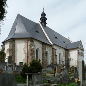 Kostel sv. Maří Magdaleny ve Velharticích.
