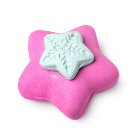 Koupelová bomba Snow Fairy Lights – limitovaná edice, Lush, 280 Kč
