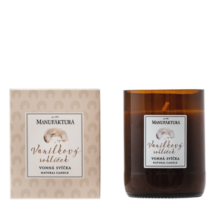 Přírodní svíčka ze sójového vosku Vanilkový rohlíček, Manufaktura, 395 Kč
Přírodní svíčka ze sójového vosku Vanilkový rohlíček, Manufaktura, 395 Kč