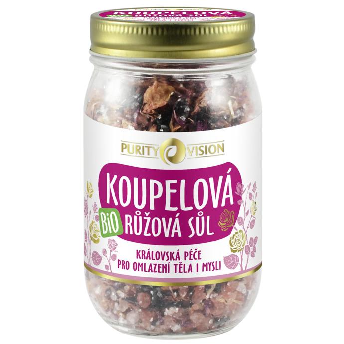 Bio Růžová koupelová sůl, Purity Vision, 249 Kč
Bio Růžová koupelová sůl, Purity Vision, 249 Kč