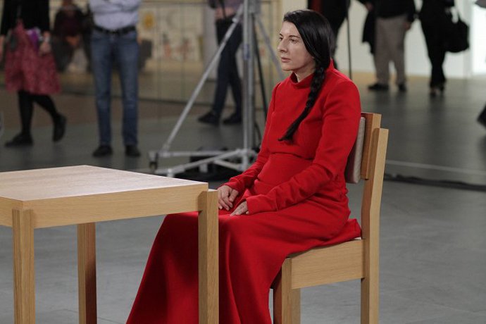 Marina Abramovic a Ulay, performance The Artist Is Present
Marina Abramovic a Ulay, performance The Artist Is Present