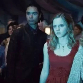Regé-Jean Page v první části posledního dílu – Harry Potter a relikvie smrti – na svatbě Billa a Fleur
