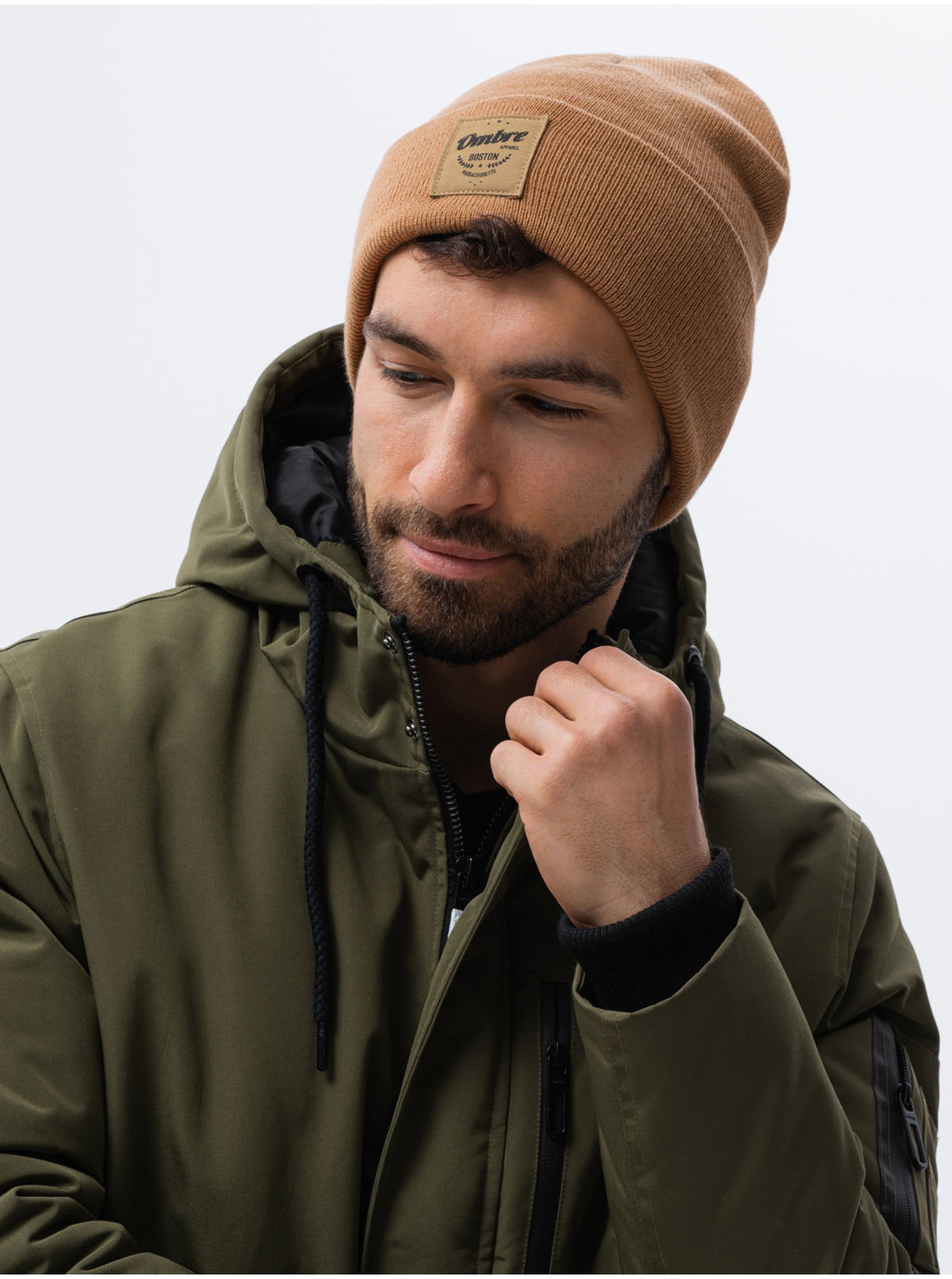 Světle hnědá pánská čepice Ombre Clothing, Zoot
Světle hnědá pánská čepice Ombre Clothing, Zoot