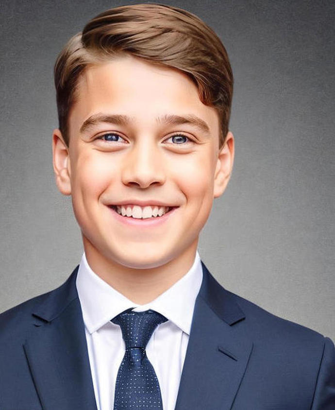 Prince George okolo 20 podle umělé inteligence
