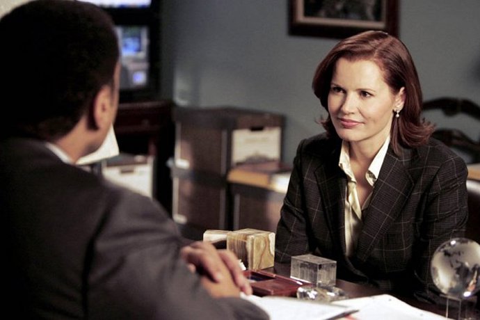 Geena Davis ve filmu První prezidentka
Geena Davis ve filmu První prezidentka