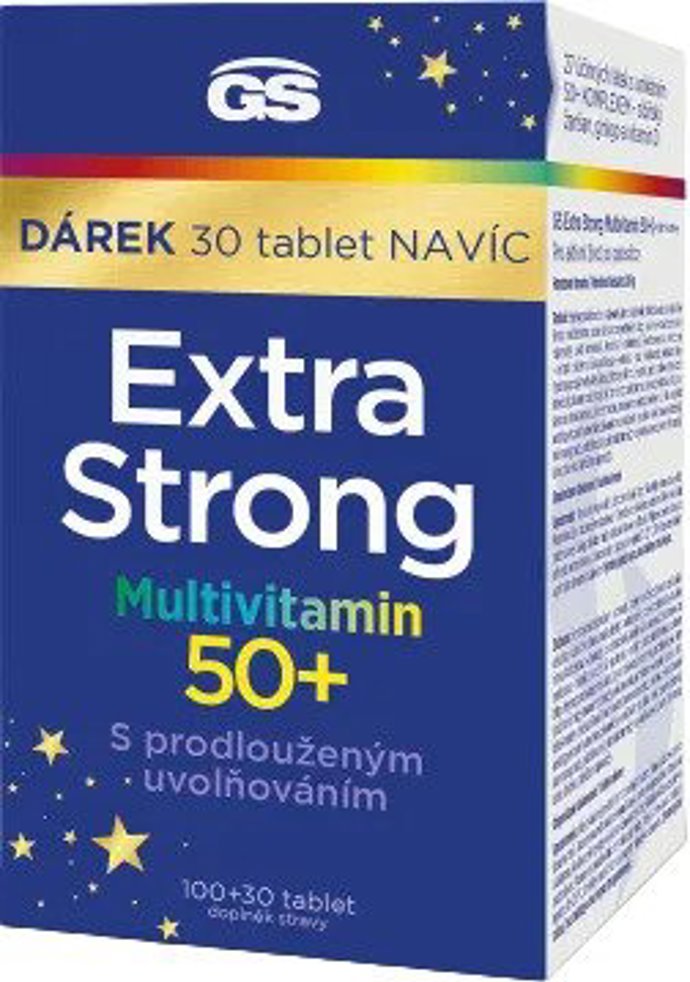 Vitaminy pro babičku nebo dědečka

Extra silný, extra účinný multivitamin pro generaci 50+. S KOMPLEX 50+ a nově v tabletách s prodlouženým uvolňováním.
