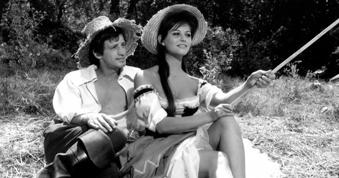 Claudia Cardinale a J. P. Belmondo Claudia Cardinale a J. P. Belmondo