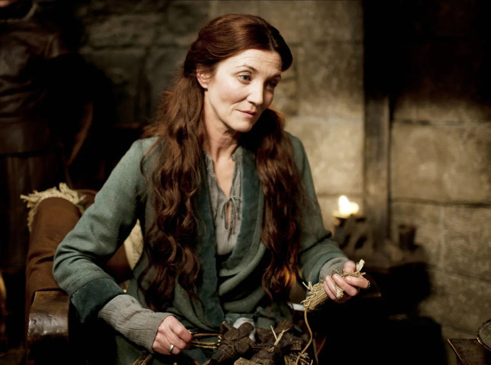 Michelle Fairley jako Catelyn Stark v seriálu Hra o trůny
