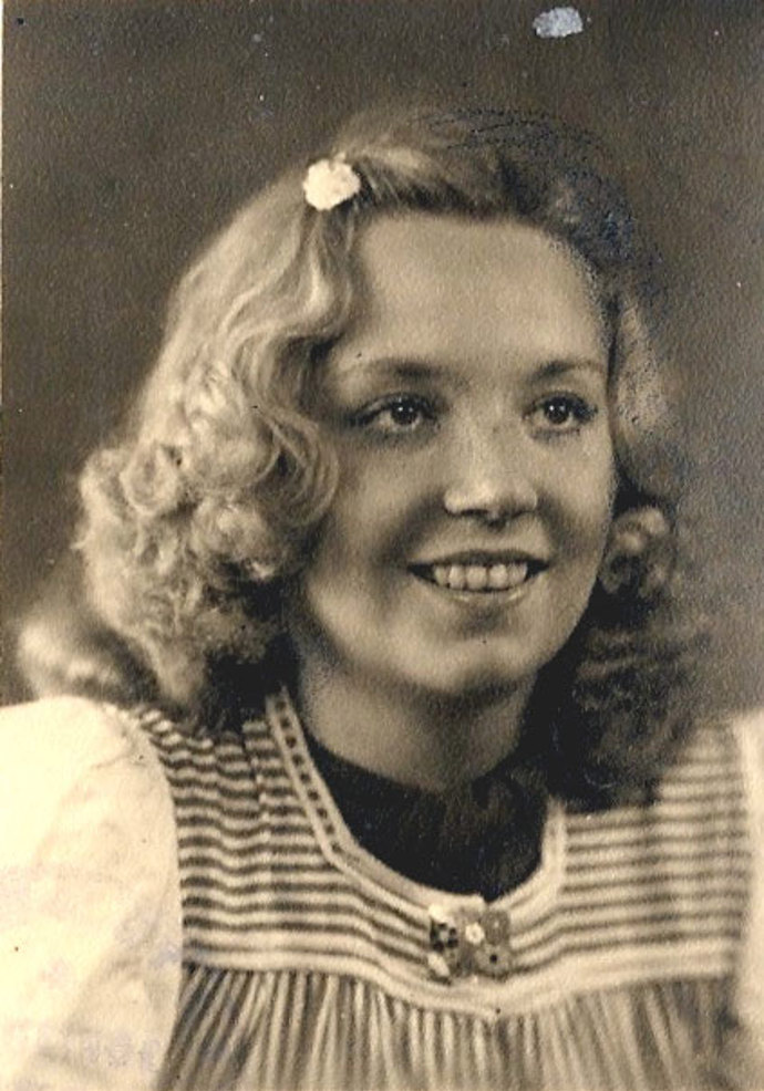 velmi mladá Carola Braunbock
