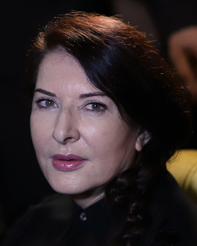 Marina Abramović v roce 2018
Marina Abramović v roce 2018