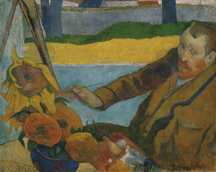 Takhle vyobrazil Van Gogha jeho přítel Paul Gauguin. Kvůli hádce s ním si pak Van Gogh prý uřízl ucho.
