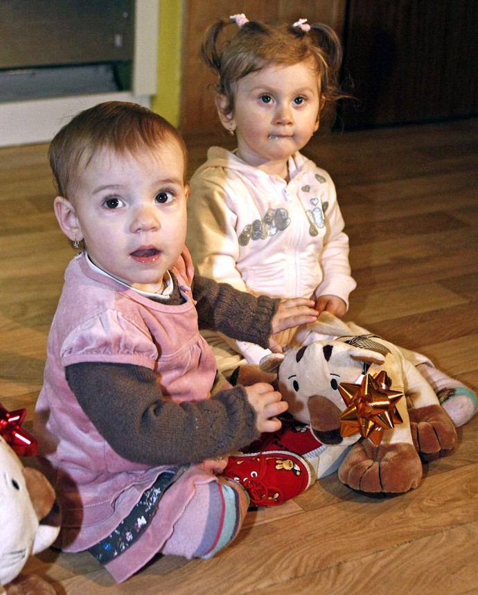Malé holčičky Veronika a Nikola
