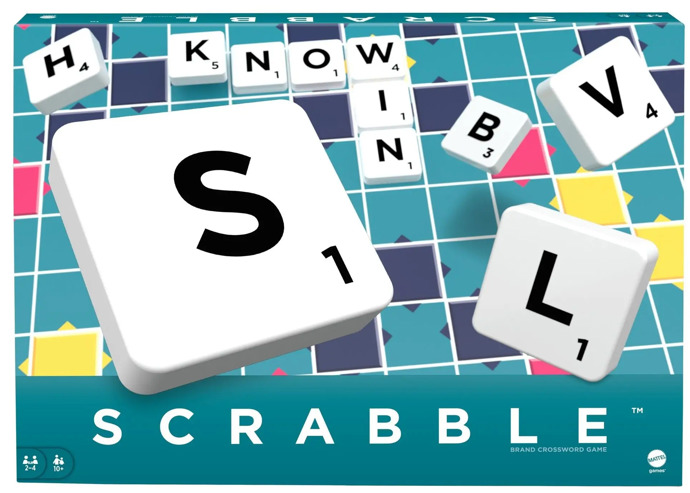 Klasická desková hra Scrabble
Klasická desková hra Scrabble