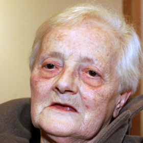 Lilly Wust na posledním dochovaném snímku
