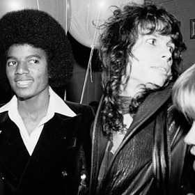 Steve Rubell, Michael Jackson, Steven Tyler z Aerosmith a Cherrie Currie
