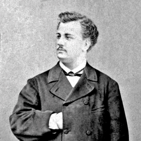 Portrét Victora Noira (1848–1870), francouzského novináře zavražděného princem Pierrem Napoléonem Bonapartem.
