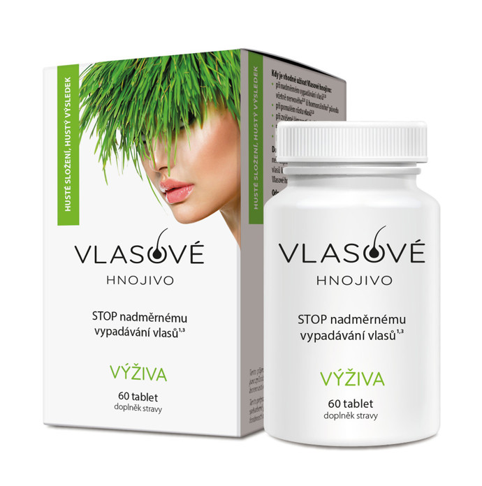 Vlasové hnojivo, Benu (629 Kč) obsahuje vyváženou kombinaci aminokyselin, MSM, vitaminů a minerálů včetně biotinu a zinku.
