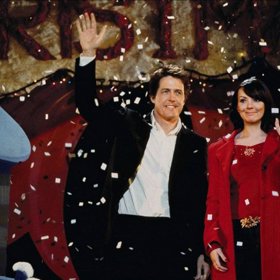 Hugh Grant & Martine McCutcheon ve filmu Láska nebeská
