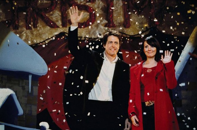 Hugh Grant & Martine McCutcheon ve filmu Láska nebeská
