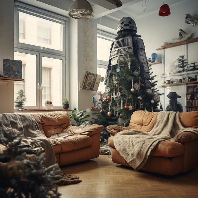 Stromek pro milovníka Star Wars.
