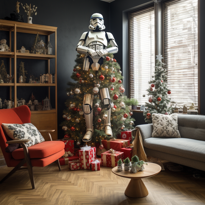 Stromek pro milovníka Star Wars.
