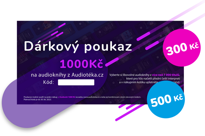 Pokud chcete svým blízkým nadělit audioknižní příběh, ale nejste si jisti, zda se trefíte do vkusu, věnujte jim dárkový poukaz na audioknižní platformu Audioteka, jejíž výběr audioknih čítá přes 8500 titulů.

