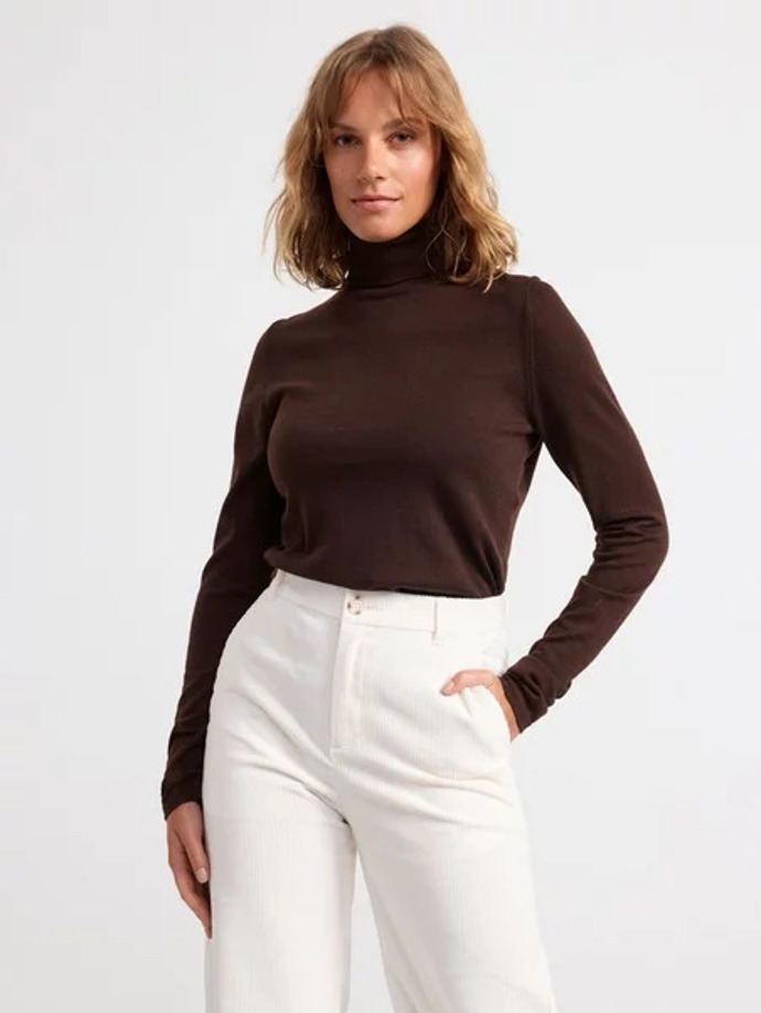 Hnědý rolák z merino vlny, 1 299 Kč, Lindex
Hnědý rolák z merino vlny, 1 299 Kč, Lindex
