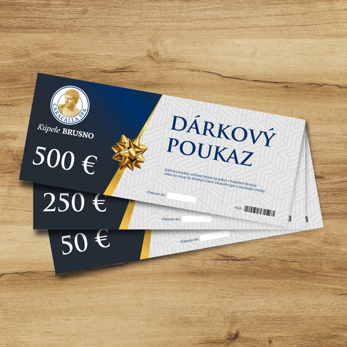 Potěšte své blízké dárkovým poukazem na odpočinkový pobyt a wellness, které si užijí v překrásném prostředí Nízkých Tater i ti nejmenší. Místní lázně Kúpele Brusno nabízí nejen ozdravné pobyty, ale díky nově otevřeným římským lázním Caracalla Spa také relax a zábavu.
