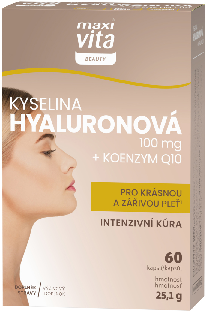 Beauty Kyselina hyaluronová 100 mg + koenzym Q10 (Maxi Vita)

Pokud si přejete, aby byla vaše pleť zářivá a bez vrásek, dopřejte jí kromě krémů i výživu zevnitř. Tyto kapsle obsahují vysokou dávku kyseliny hyaluronové, která je přirozenou součástí lidského organismu, zejména pojivových tkání, kloubní tekutiny, kůže a pleti. Je známá svojí schopností vázat vodu, čímž se podílí na přirozené hydrataci.

Pro viditelný efekt je třeba užívat tyto kapsle dlouhodobě, minimálně tři měsíce. 

Cena: 320 Kč
