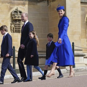 Vévodkyně Kate, princ William a jejich děti - princové George, Louis a princezna Charlotte
