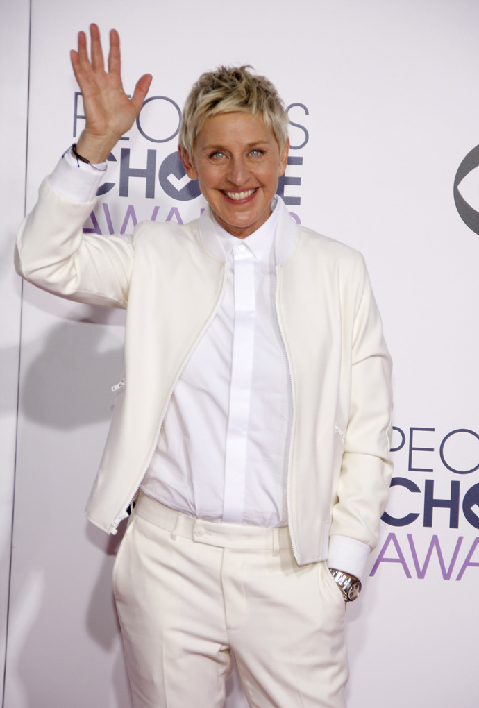 Pro moderátorku Ellen DeGeneres jsou krátké vlasy typické
Pro moderátorku Ellen DeGeneres jsou krátké vlasy typické
