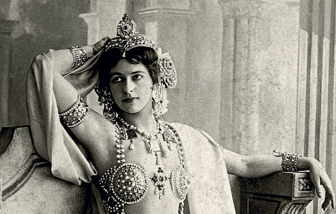 Orientální tanečnice a špionka Mata Hari
Orientální tanečnice a špionka Mata Hari