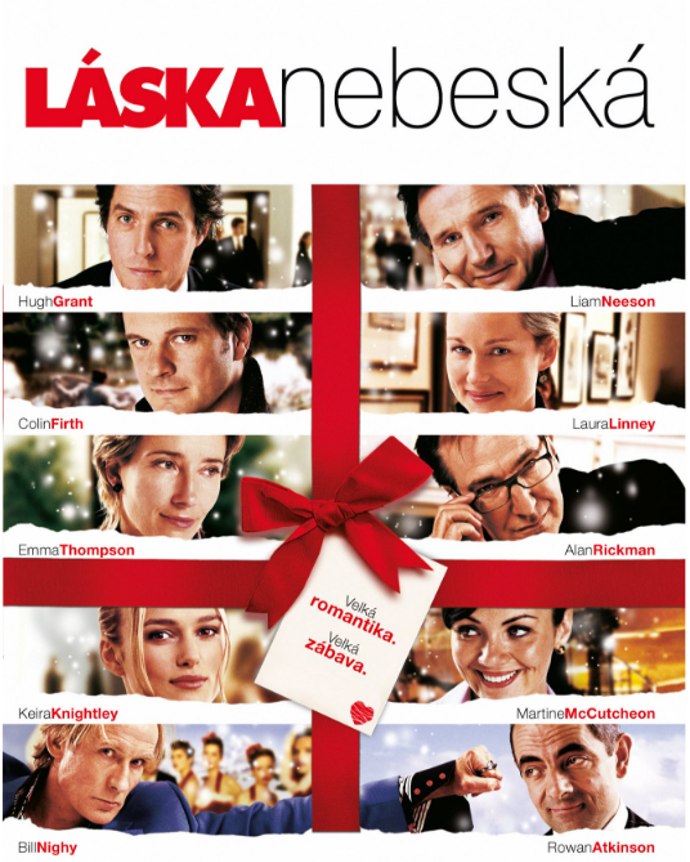 Oficiální plakát k filmu Láska nebeská z roku 2003. 
