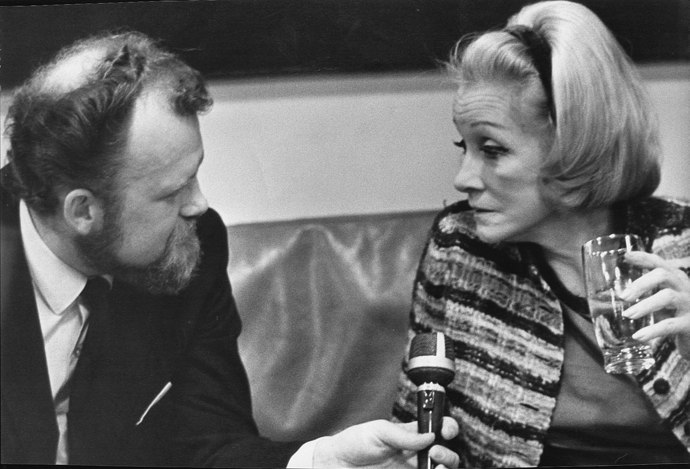 Marlene Dietrich ve svých sedmdesáti letech.
