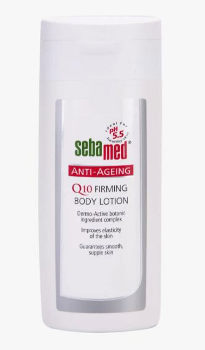 Anti-age Tělové mléko s Q10 (Sebamed)

Toto mléko má příjemnou konzistenci. Jeho složení zvyšuje hydrataci, zlepšuje a obnovuje elasticitu a chrání pokožku před příznaky stárnutí. Podporuje obnovu přirozeného ochranného pláště pokožky. Rychle se vstřebává bez pocitu mastnoty. 

Cena: 185 Kč (200 ml)
