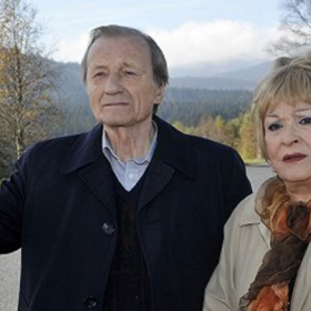 Jiřina s Radoslavem v jejich posledním společném snímku
