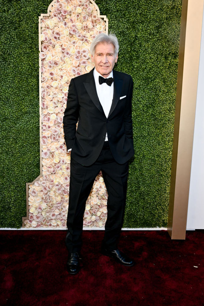 Na předávání Zlatých glóbů nechyběla ani herecká legenda Harrison Ford.
