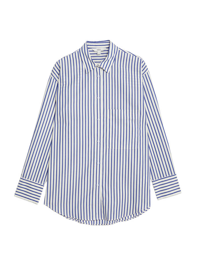 Oversized proužkovaná košile, Marks & Spencer, 799 Kč
