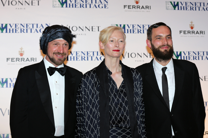 Herečka Tilda Swinton je o 17 let starší než její partner Sandro Kopp (vpravo).
Herečka Tilda Swinton je o 17 let starší než její partner Sandro Kopp (vpravo).