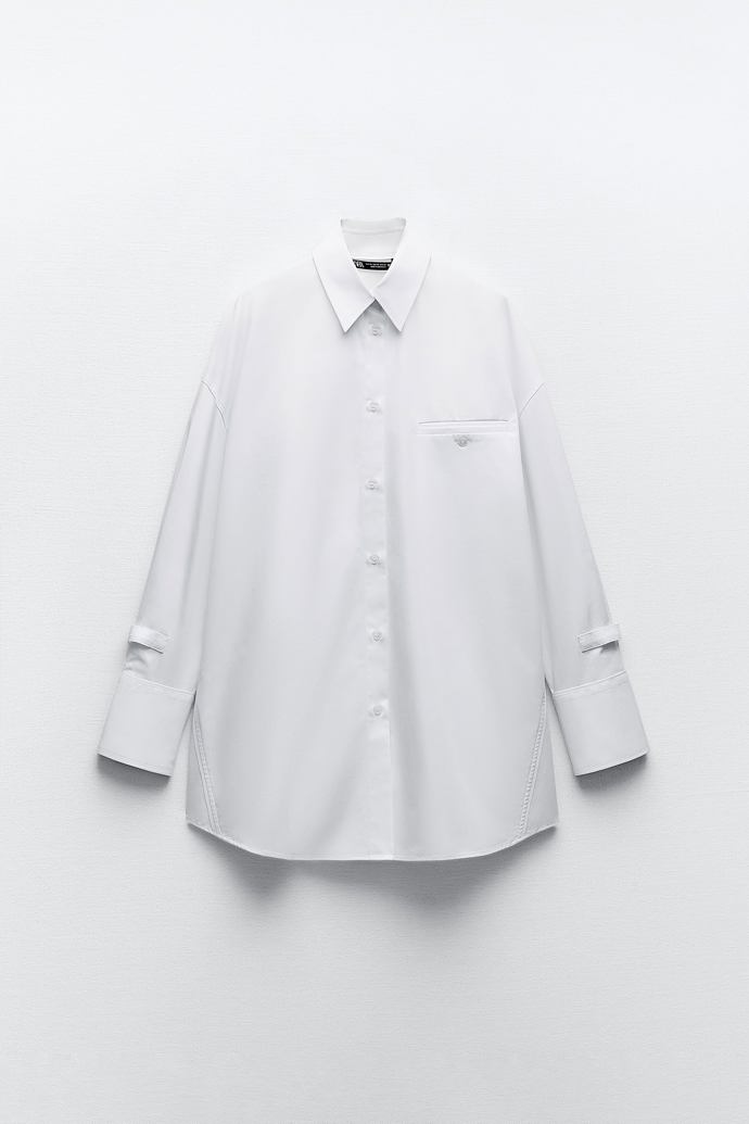 Košile oversize s lemováním, Zara, 699 Kč
Košile oversize s lemováním, Zara, 699 Kč