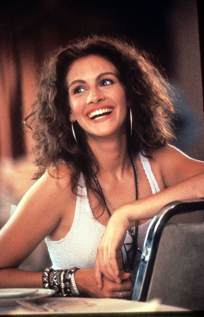 V 90. letech měla podobný účes v Pretty Woman Julia Roberts, ale už střídmější
