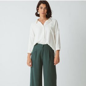 Tmavě zelené dámské cullotes, SKFK, 1 615 Kč, Zoot
