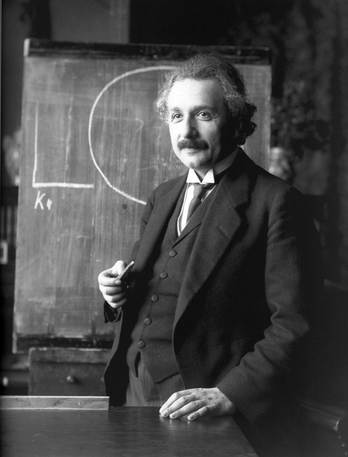 Geniální fyzik Albert Einstein v roce 1921.
