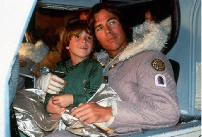 Noah Hathaway ve svém prvním snímku, když mu bylo šest let
