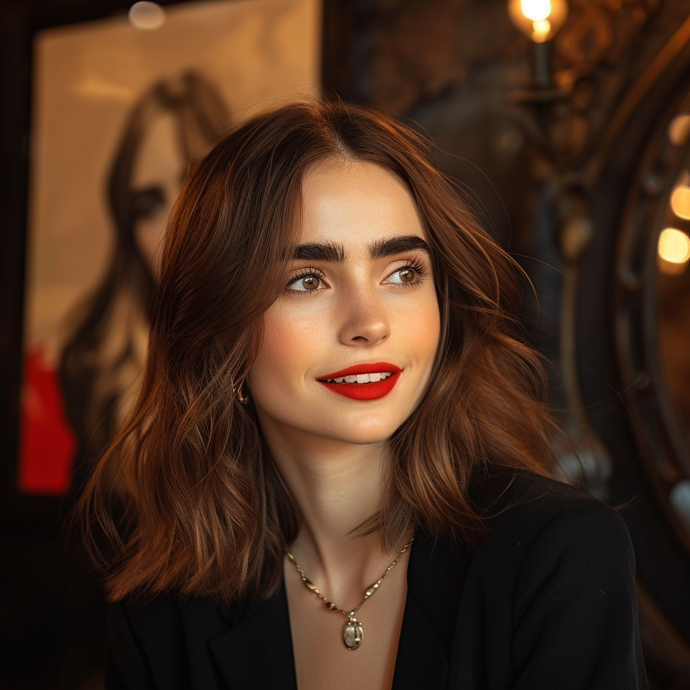 S krátkými vlasy by Lily Collins podle umělé inteligence vypadalo takto
S krátkými vlasy by Lily Collins podle umělé inteligence vypadalo takto