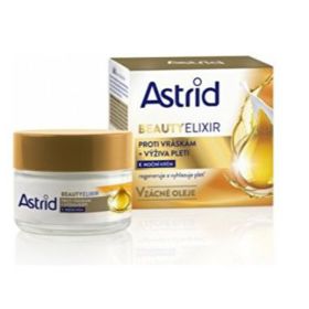 Beauty Elixir vyživující noční krém proti vráskám, Astrid, 150 Kč 

Noční krém pleť vyživuje, vyhlazuje a eliminuje příznaky stárnutí. Obsahuje unikátní složku Pro-Elaskin, která podporuje tvorbu kolagenu a elastinu, a tím chrání pleť před stárnutím.
